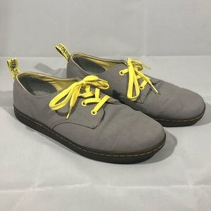 Dr Doctor Doc Martens Callum Gray and Yellow Shoes